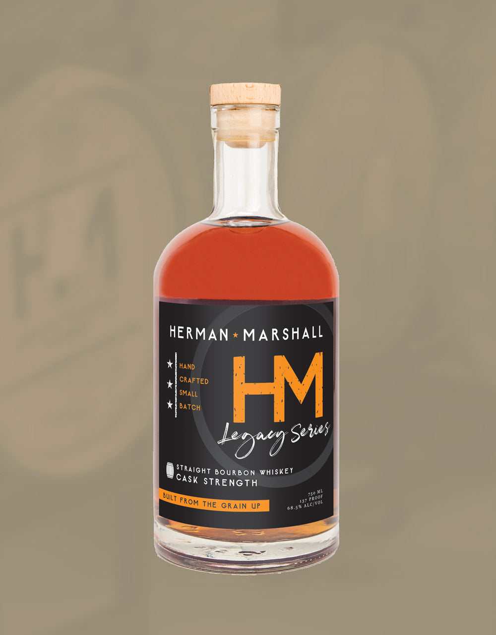 HERMAN MARSHALL LEGACY SERIES CASK STRENGTH STRAIGHT BOURBON WHISKEY (AGED 8 YEARS)