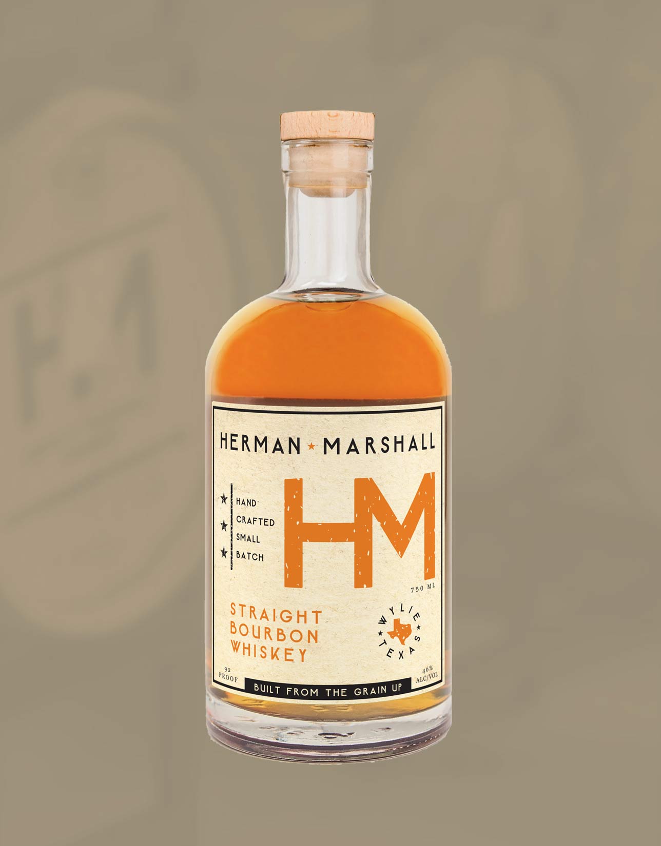 HERMAN MARSHALL STRAIGHT BOURBON WHISKEY